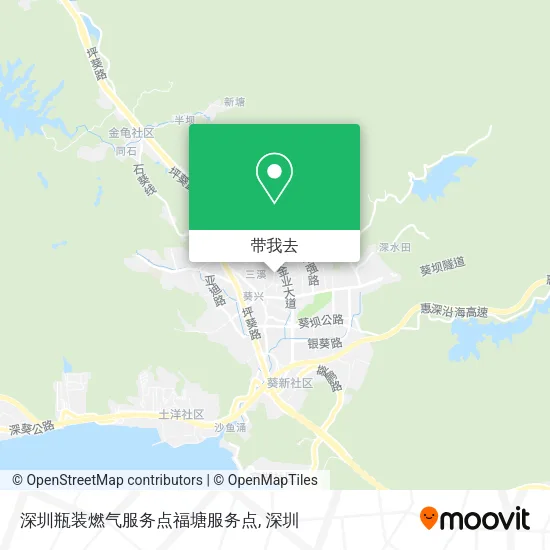 深圳瓶装燃气服务点福塘服务点地图