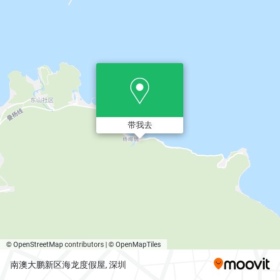 南澳大鹏新区海龙度假屋地图