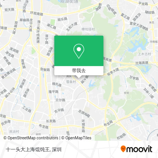 十一头大上海馄饨王地图