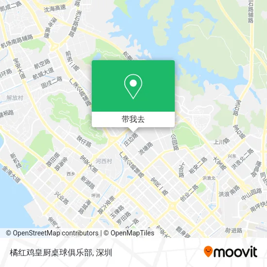 橘红鸡皇厨桌球俱乐部地图
