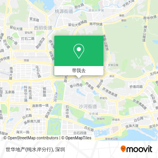 世华地产(纯水岸分行)地图