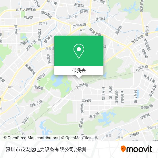 深圳市茂宏达电力设备有限公司地图