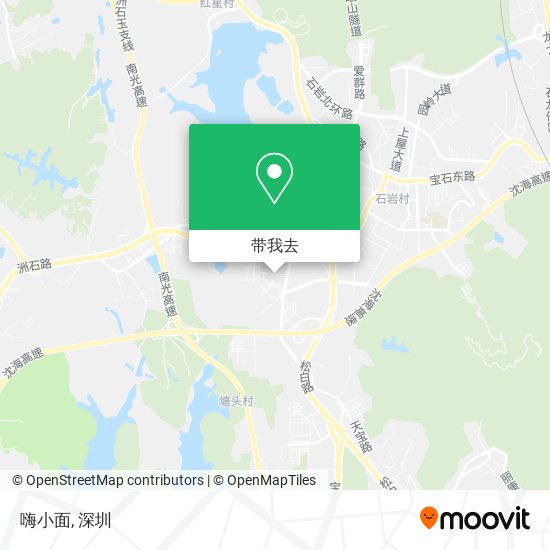 嗨小面地图