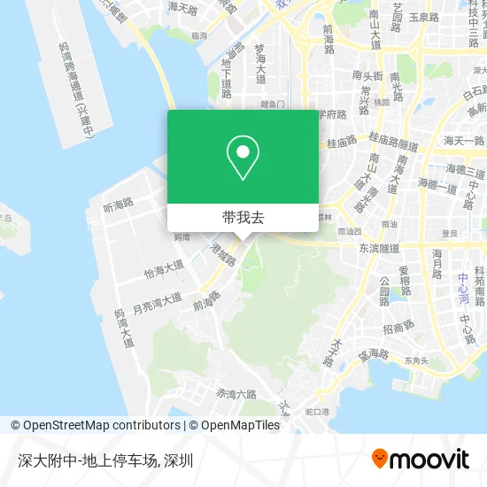 深大附中-地上停车场地图