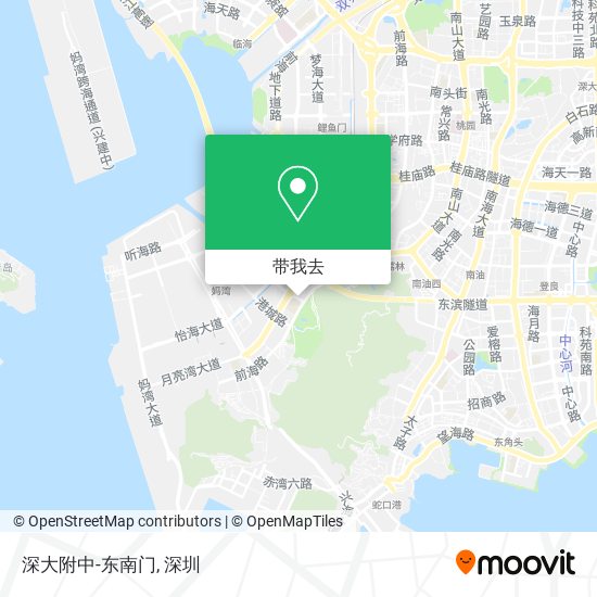深大附中-东南门地图