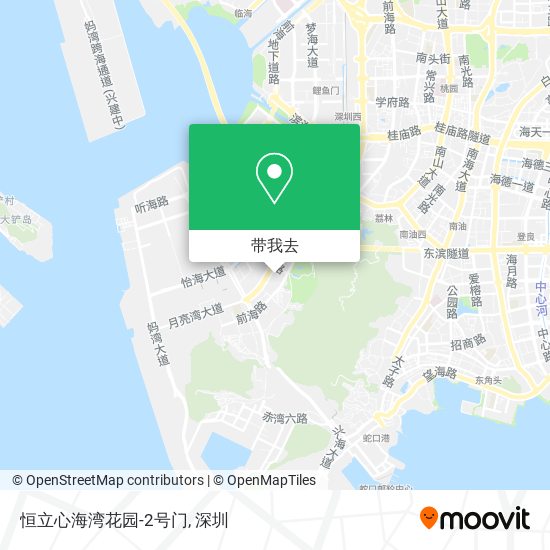 恒立心海湾花园-2号门地图