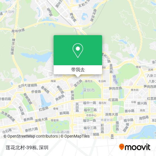 莲花北村-39栋地图