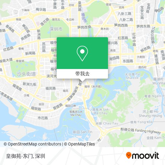 皇御苑-东门地图