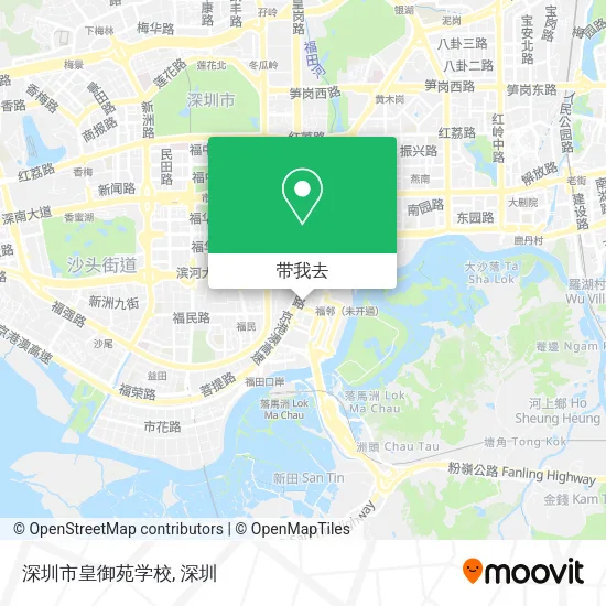 深圳市皇御苑学校地图