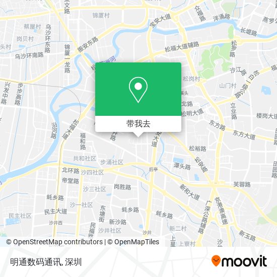 明通数码通讯地图
