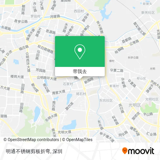 明通不锈钢剪板折弯地图