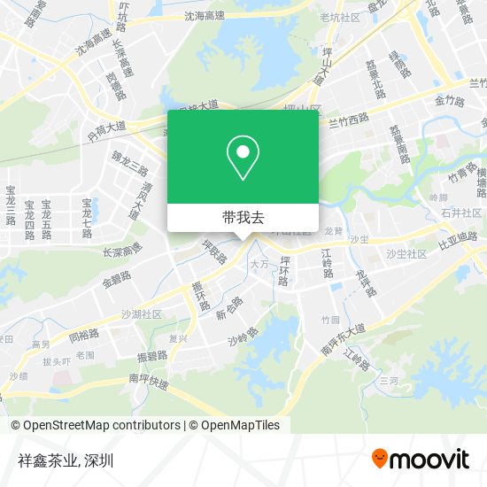 祥鑫茶业地图