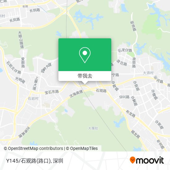 Y145/石观路(路口)地图