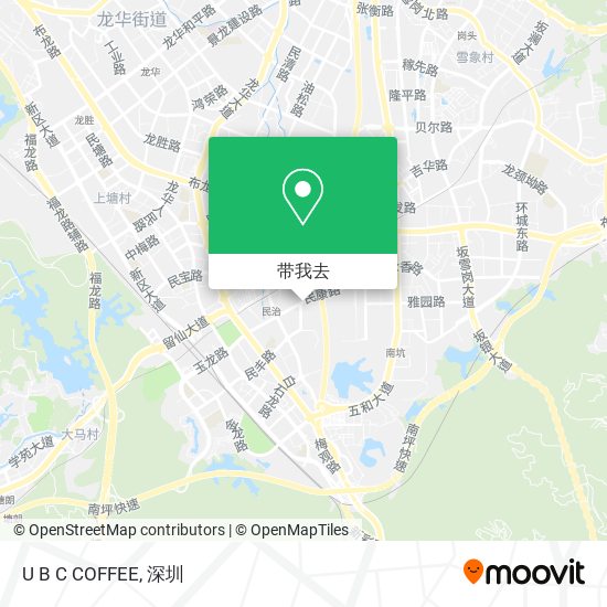 U B C COFFEE地图