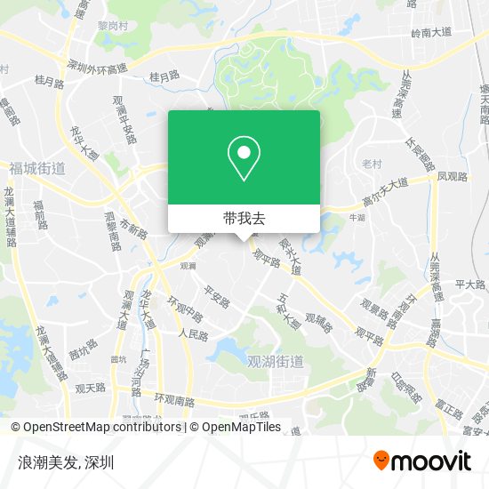 浪潮美发地图