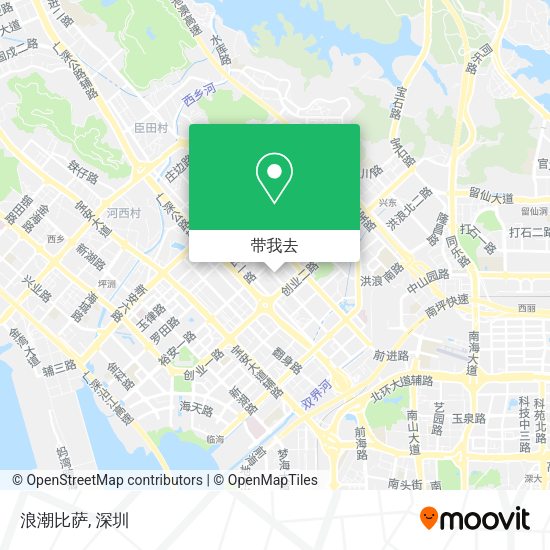 浪潮比萨地图