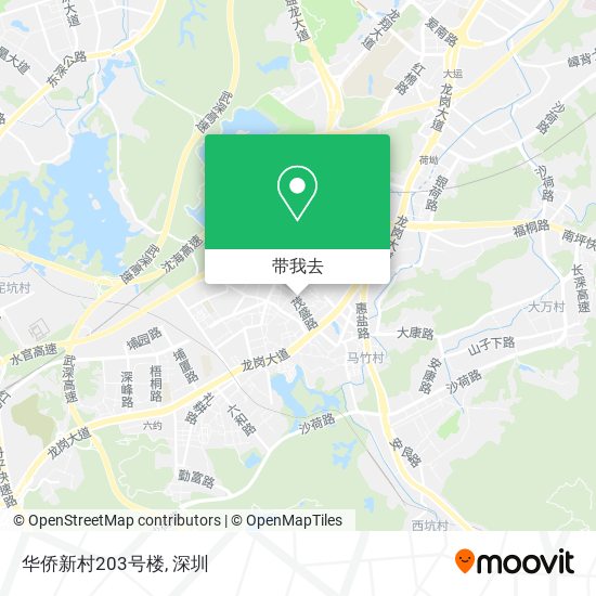 华侨新村203号楼地图