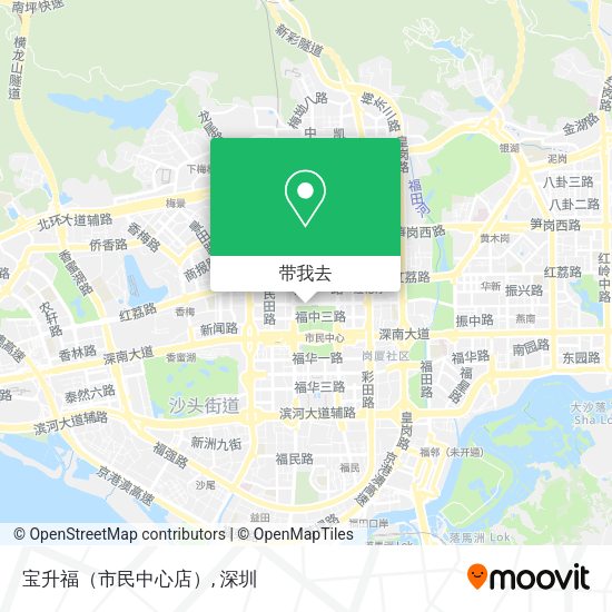 宝升福（市民中心店）地图