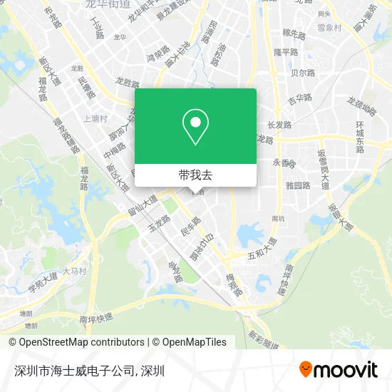 深圳市海士威电子公司地图