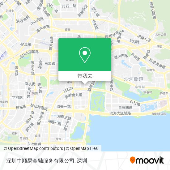 深圳中顺易金融服务有限公司地图