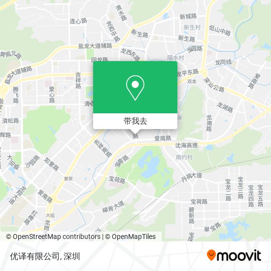 优译有限公司地图