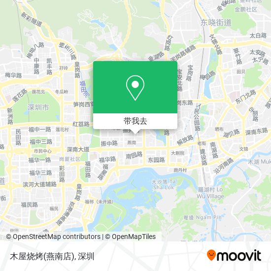 木屋烧烤(燕南店)地图