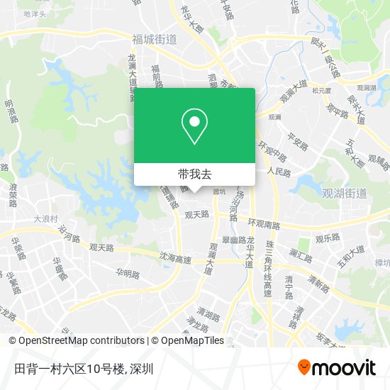 田背一村六区10号楼地图