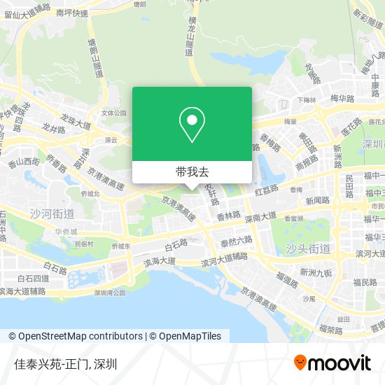 佳泰兴苑-正门地图