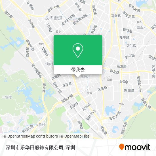 深圳市乐华田服饰有限公司地图