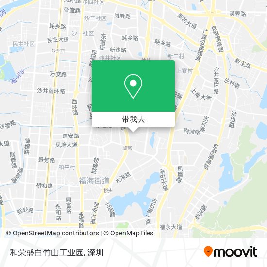 和荣盛白竹山工业园地图