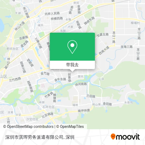 深圳市淇珲劳务派遣有限公司地图