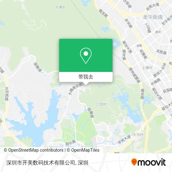 深圳市开美数码技术有限公司地图
