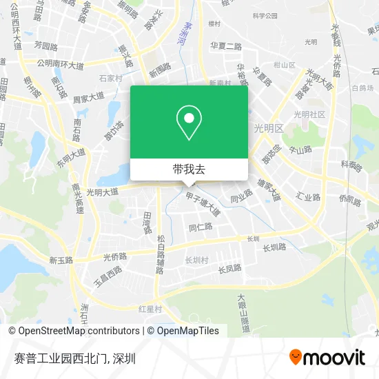 赛普工业园西北门地图