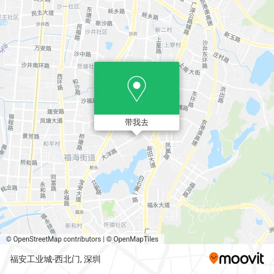 福安工业城-西北门地图