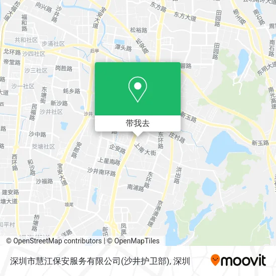 深圳市慧江保安服务有限公司(沙井护卫部)地图