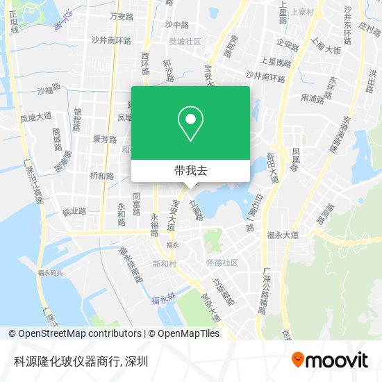 科源隆化玻仪器商行地图