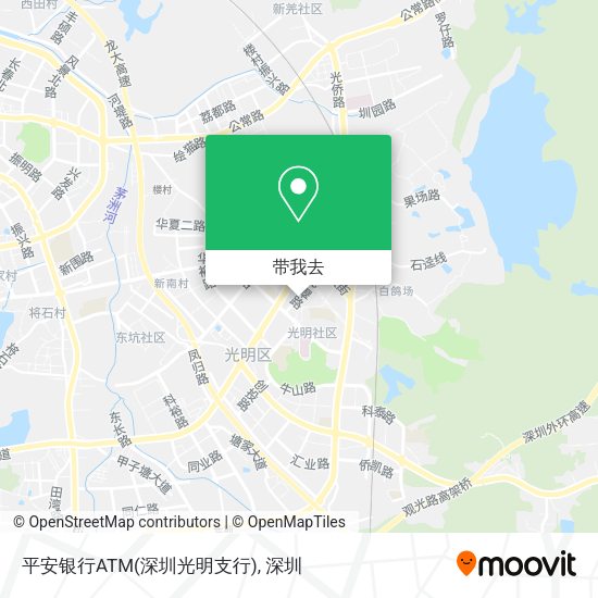 平安银行ATM(深圳光明支行)地图