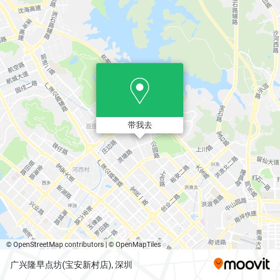 广兴隆早点坊(宝安新村店)地图