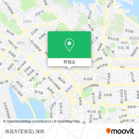 佰花方(宝安店)地图