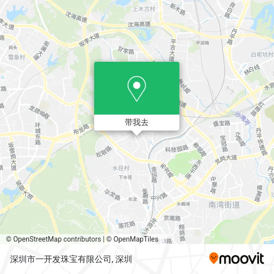 深圳市一开发珠宝有限公司地图