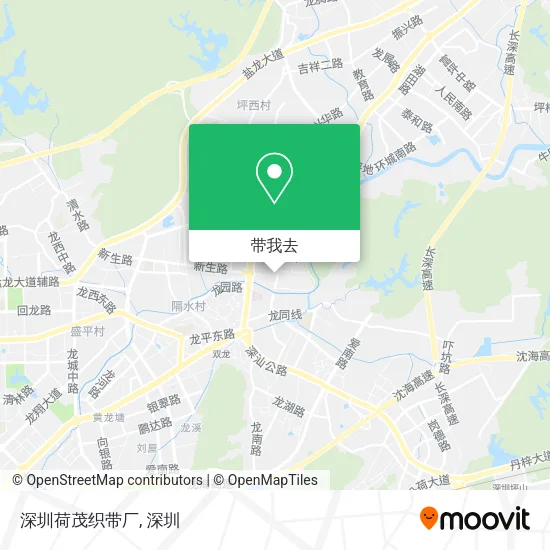 深圳荷茂织带厂地图