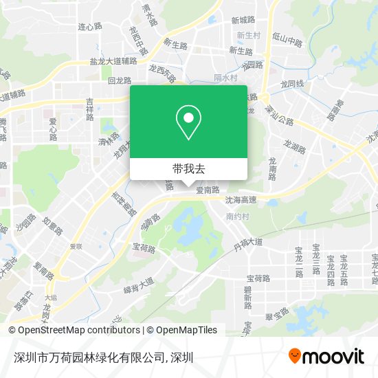 深圳市万荷园林绿化有限公司地图