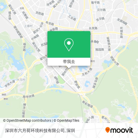 深圳市六月荷环境科技有限公司地图