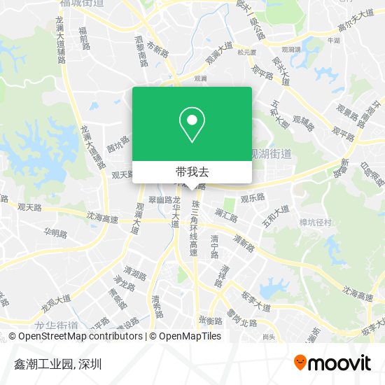 鑫潮工业园地图
