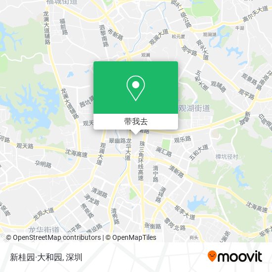 新桂园·大和园地图