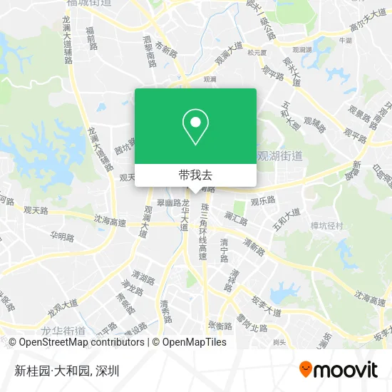 新桂园·大和园地图