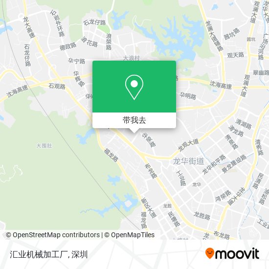汇业机械加工厂地图