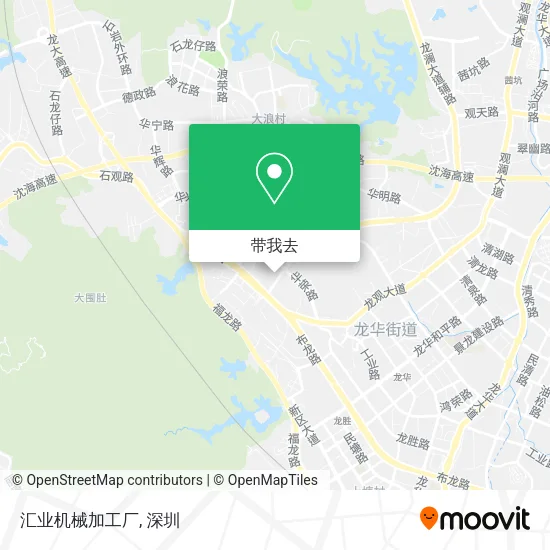 汇业机械加工厂地图