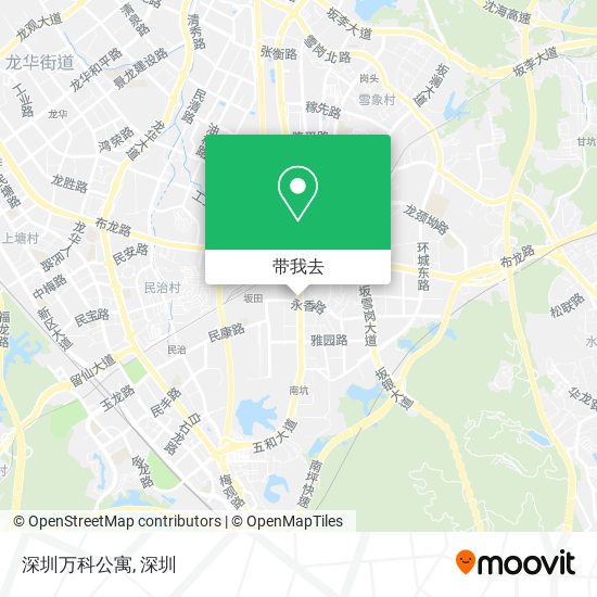 深圳万科公寓地图