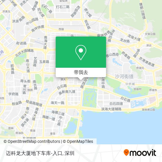 迈科龙大厦地下车库-入口地图